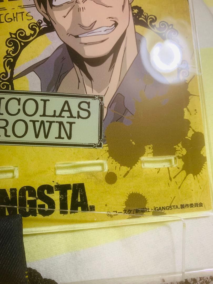 GANGSTA. アクリルマルチスタンド　ニコラス　ラバーコースター　巾着