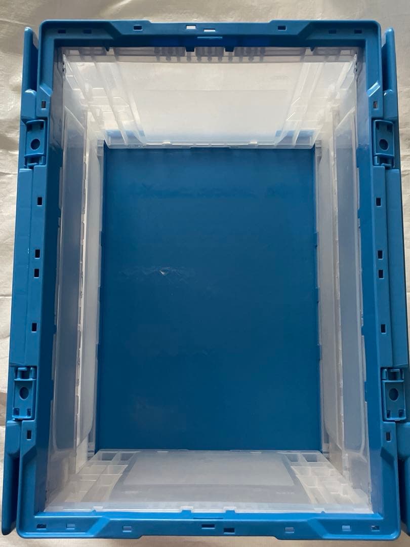 サンコー　折りたたみ コンテナ P51B 蓋付き 5個