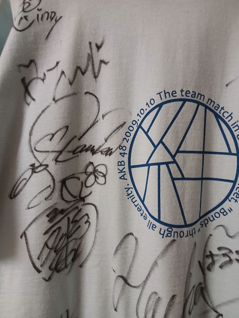 AKB48 大運動会 絆Tシャツ 直筆サイン 20周年 チームA K B