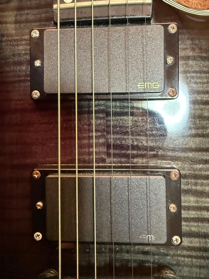 ギター Dean Custom 450 Flame Top EMG