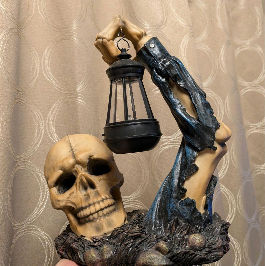 ガイコツ　置物　フィギュア　インテリア