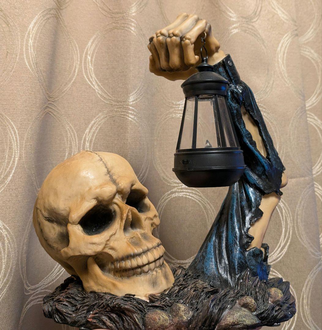 ガイコツ　置物　フィギュア　インテリア