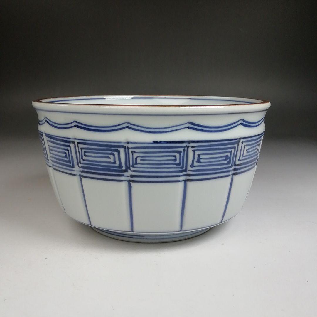 Ｔ９５３　皆具　『染付　桶側』『平安　橋本龍岳 造』　共箱　茶道具