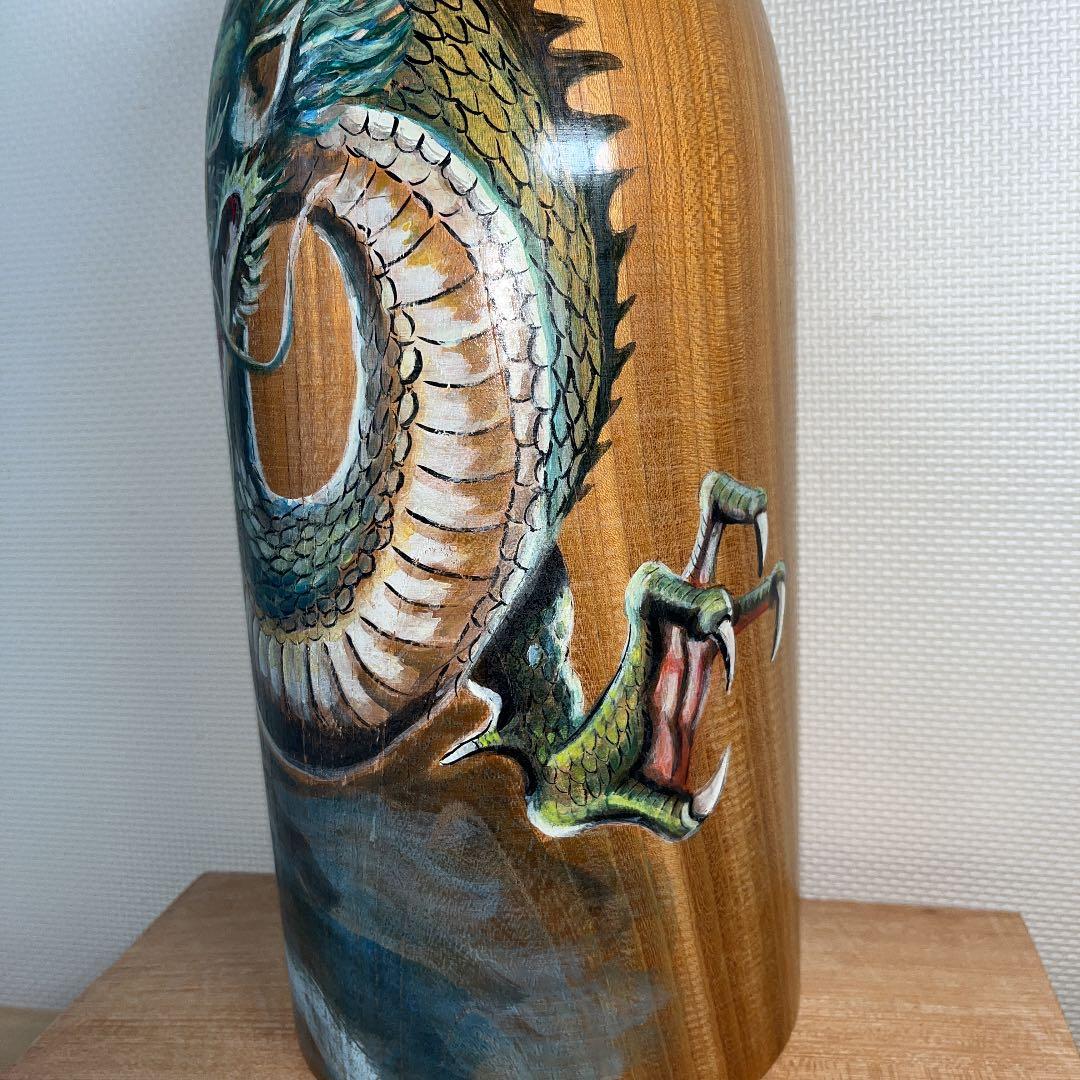 ⭕️⭕️2尺大　伝統こけし　木地山こけし　師匠伊藤常治　元祖　佐々木春男作