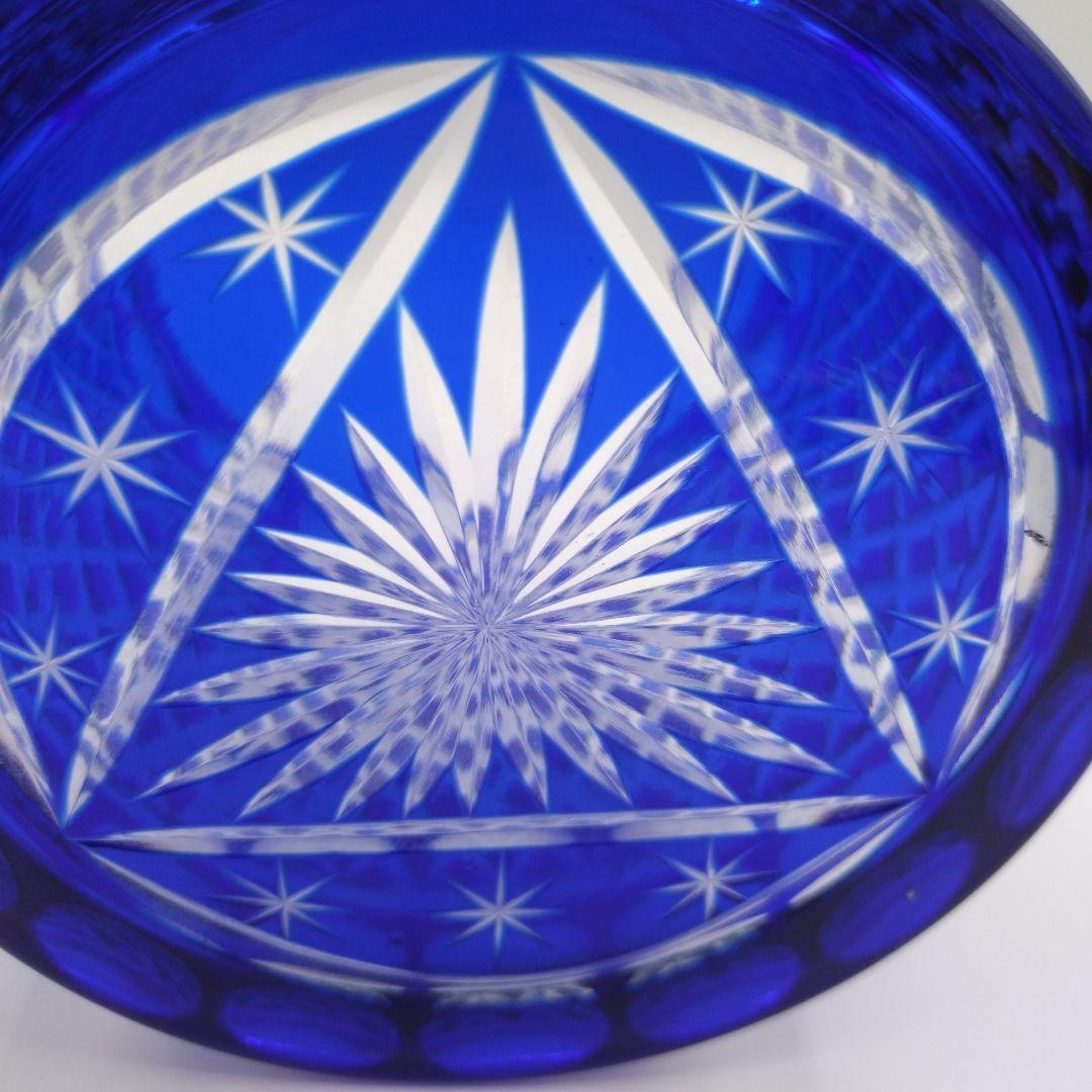 江戸切子　水指　茶道具　伝統工芸品　ガラス