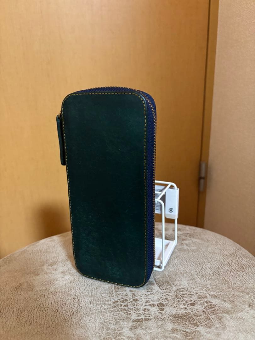 【値下げしました】バハギアペンケース　ラウンドジップ型　プエブロオルテンシア