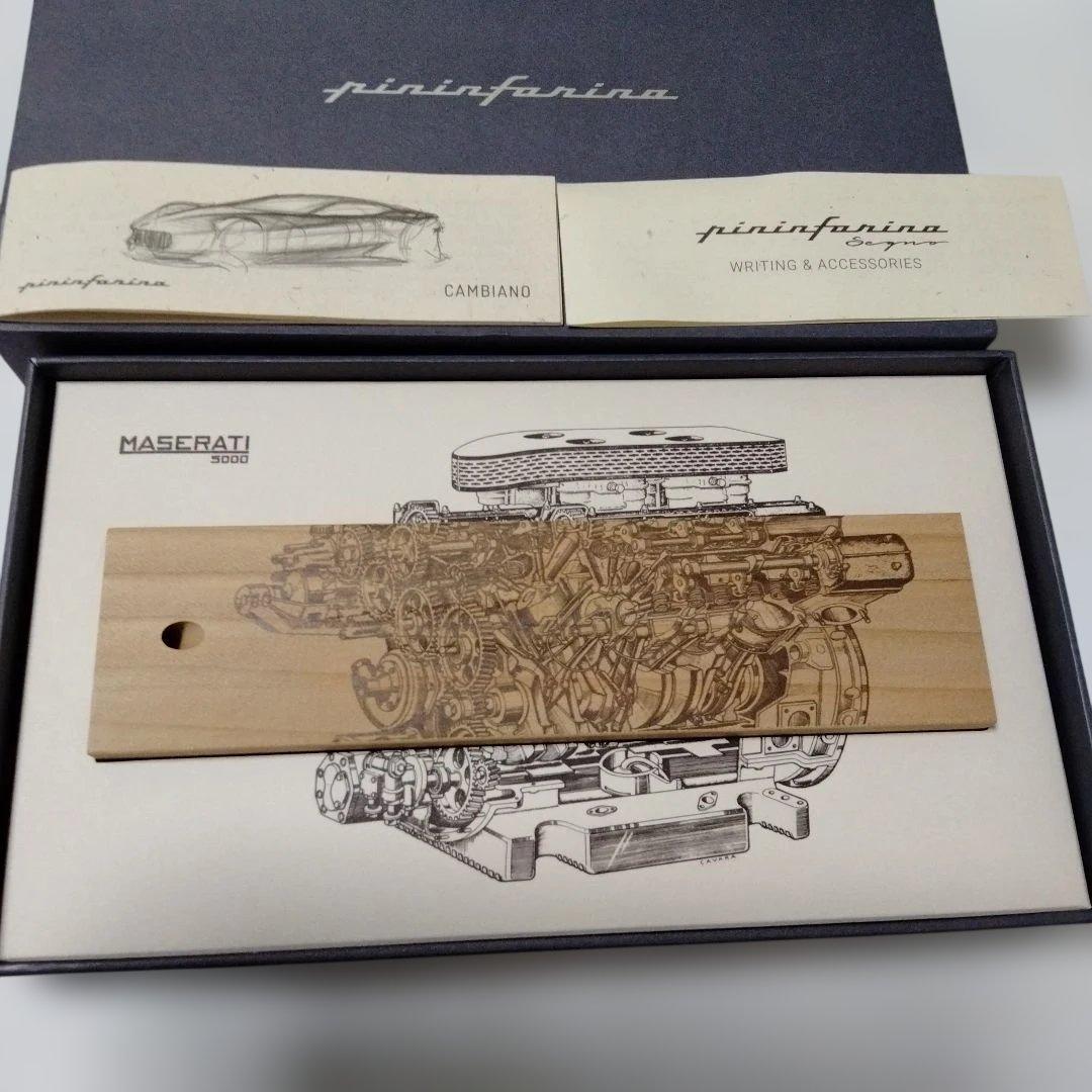 【レア】ピニンファリーナ インクレスペン マセラティ　エンジン断面図
