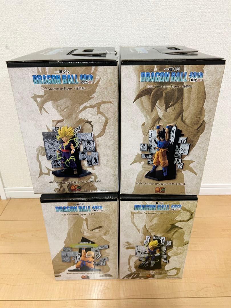 一番くじ ドラゴンボール 40th其の二 Ａ賞 B賞 Ｃ賞 E賞フィギュア 4点