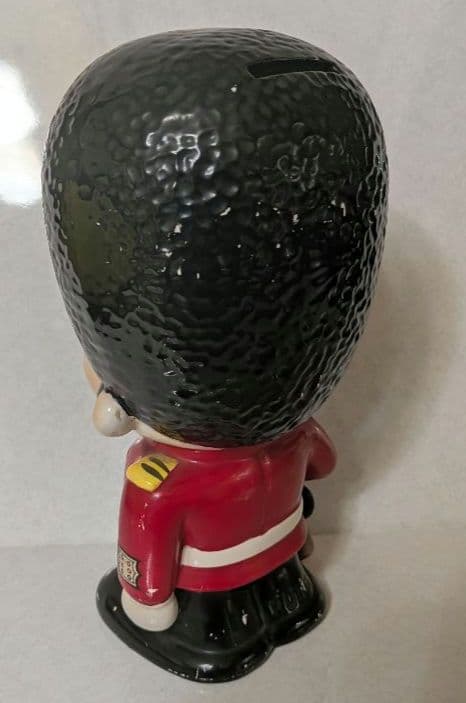 ★激レア★　昭和レトロ　内藤ルネ　陶器　貯金箱　イギリス兵隊　衛兵　ヴィンテージ