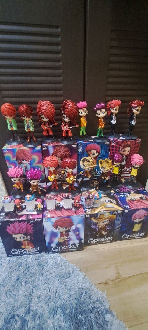 HIDE Qposket フィギュア フルコンプ 16体セット　ミニチュア付き