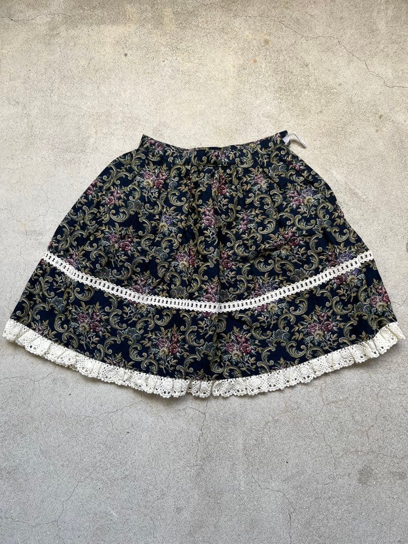 【美品】MILK ビンテージ　スカート　ゴブラン調