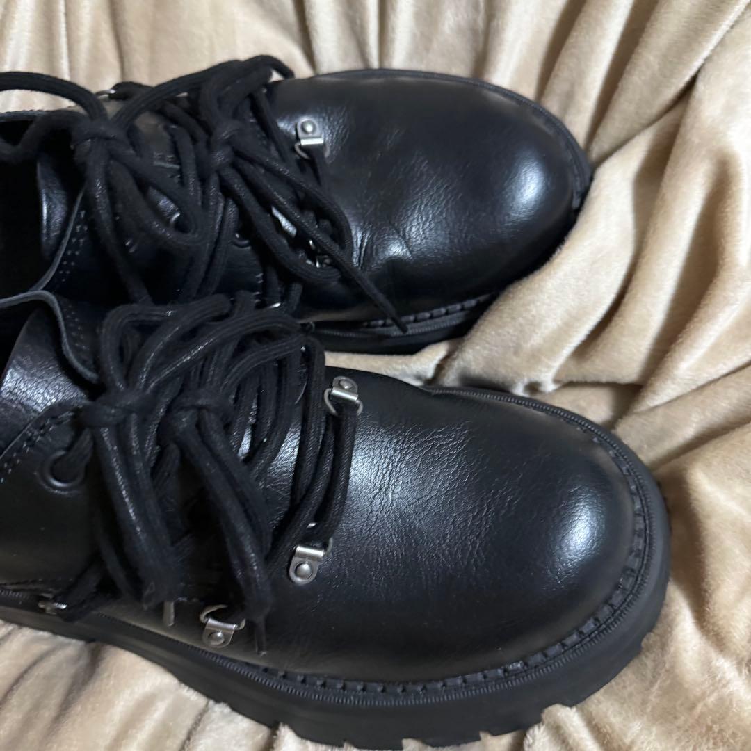 zara マルチレースチャンキーシューズ 41