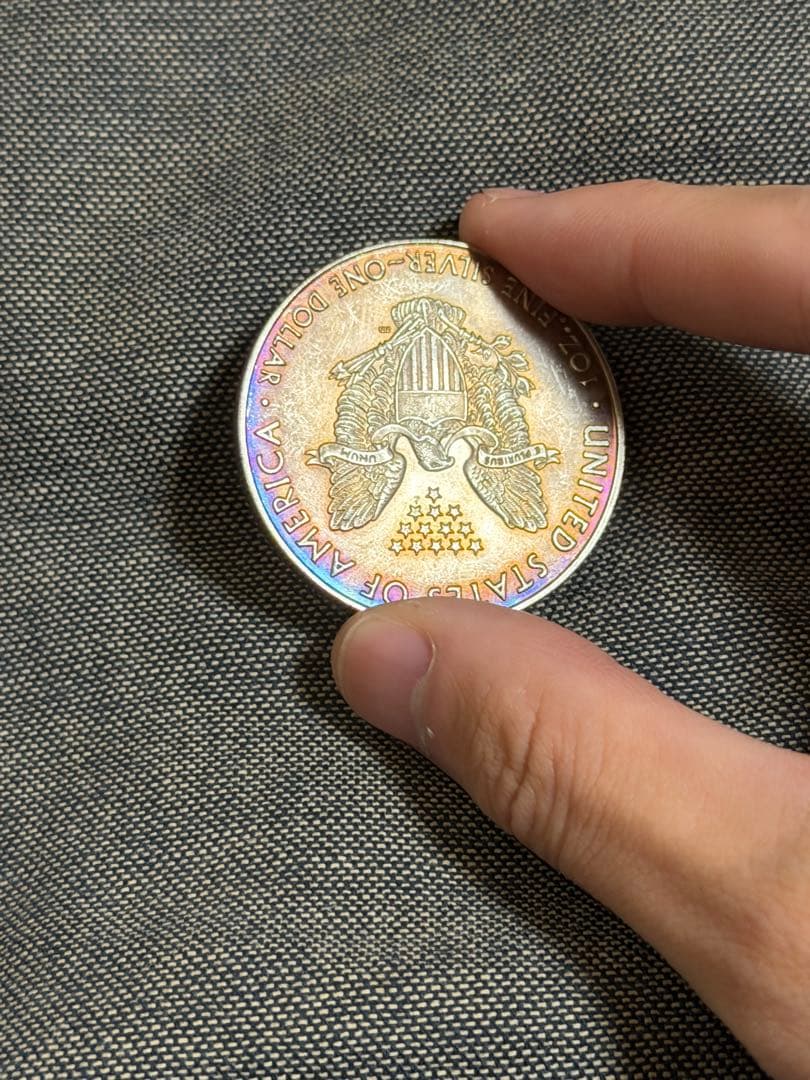 1988年「イーグル•ウォーキングリバティ」純銀1オンス銀貨