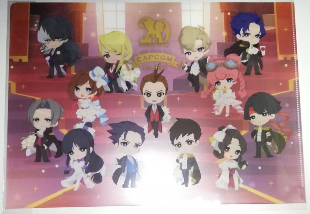 逆転裁判 20th クリアファイル カプコンカフェ