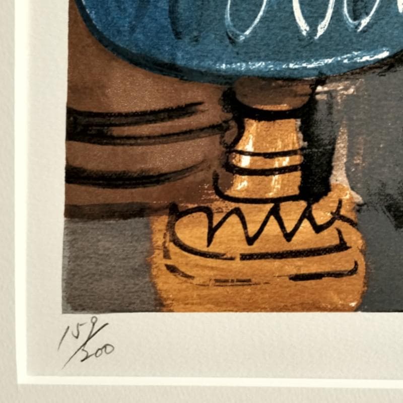 ☆増田 誠☆「ムッシュ」　リトグラフ　159/200　未使用額！