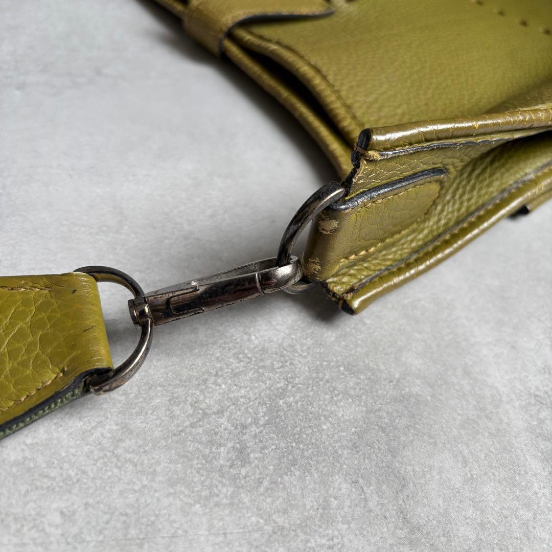 HERMES エブリン1 PM ショルダーバッグ レザー ◽︎H刻印