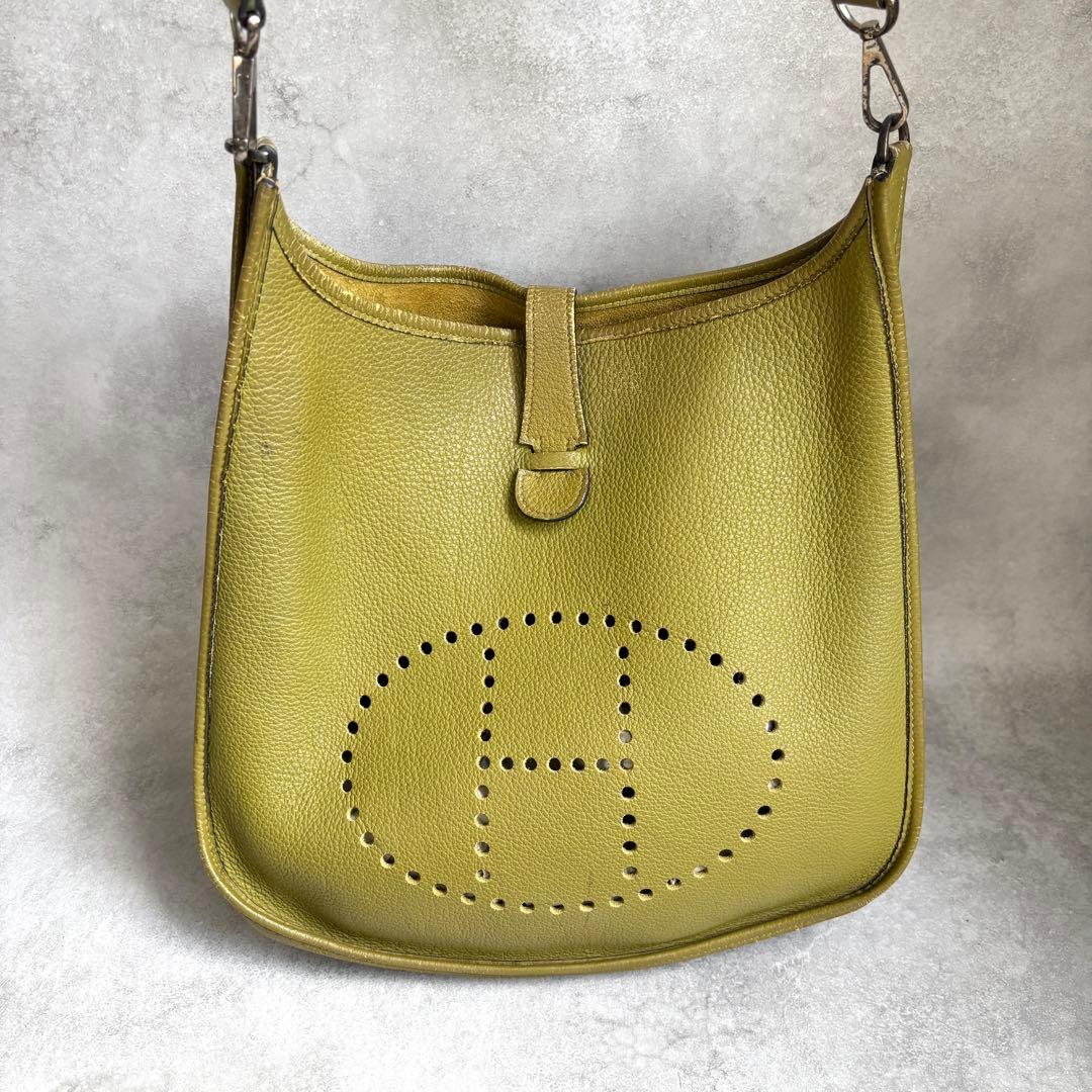 HERMES エブリン1 PM ショルダーバッグ レザー ◽︎H刻印