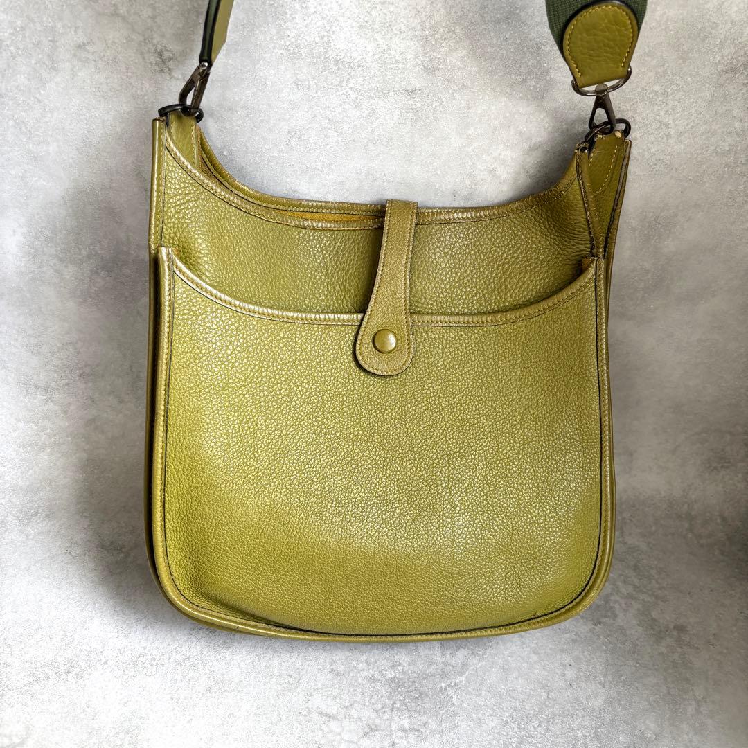 HERMES エブリン1 PM ショルダーバッグ レザー ◽︎H刻印