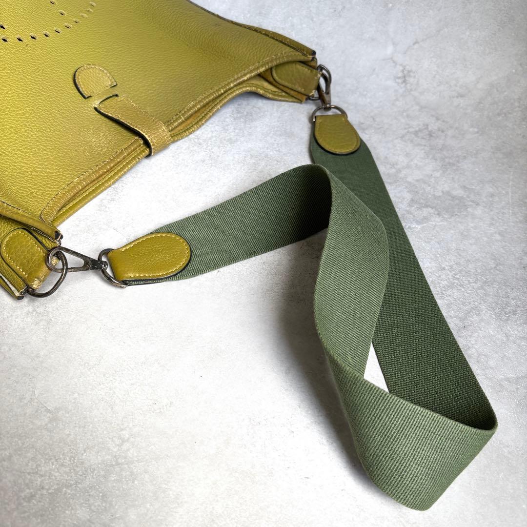 HERMES エブリン1 PM ショルダーバッグ レザー ◽︎H刻印