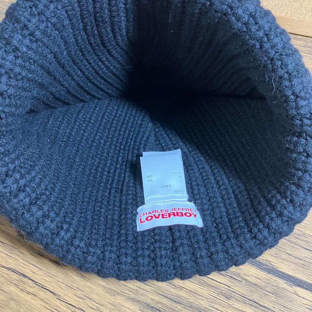（K25984）★美品★ チャールズ ジェフリー ラバーボーイ ニット帽 猫耳