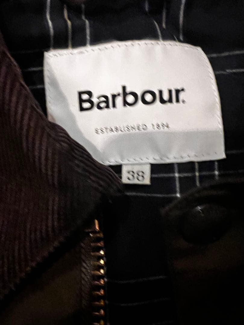 BARBOUR ビームス別注 バブアー ビデイル ノンワックス オリーブ