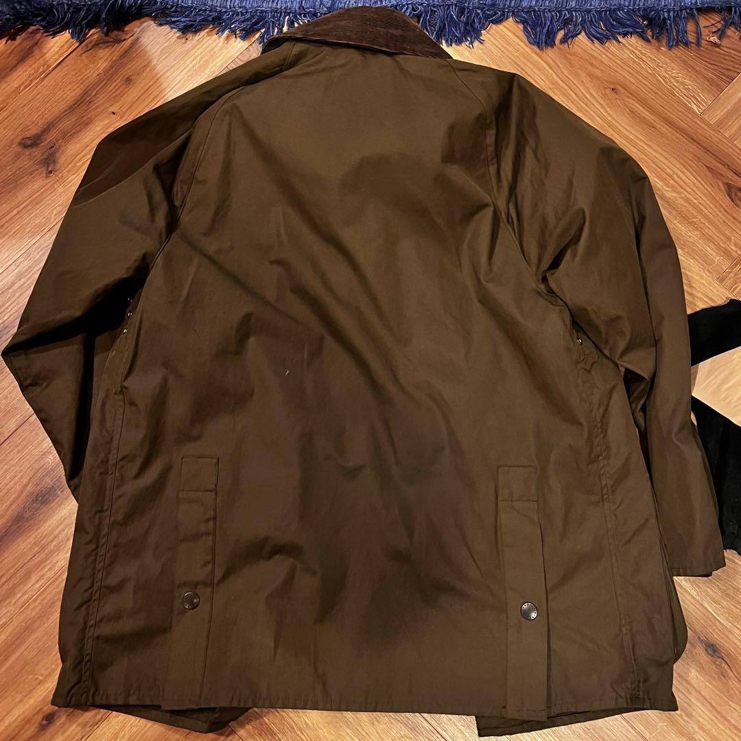 BARBOUR ビームス別注 バブアー ビデイル ノンワックス オリーブ