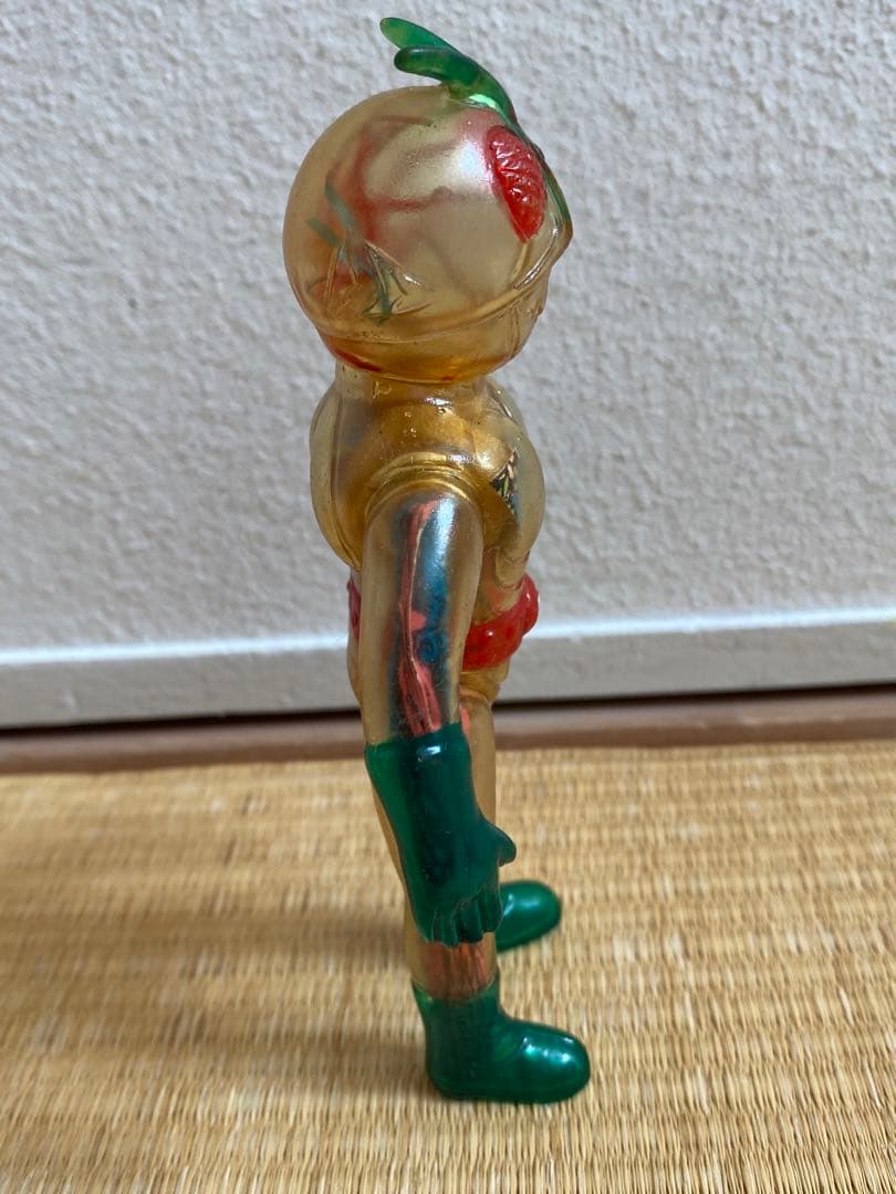 ポピー 仮面ライダー ソフビ 改造人間 仮面ライダー スケルトン クリア