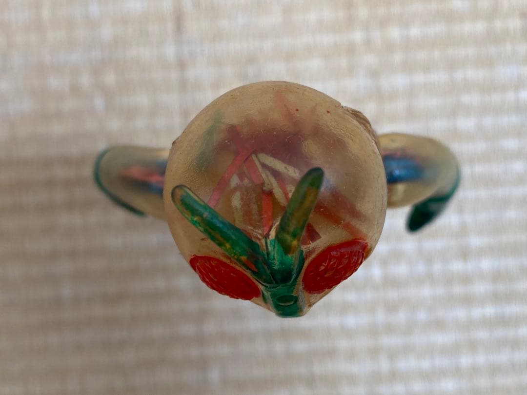 ポピー 仮面ライダー ソフビ 改造人間 仮面ライダー スケルトン クリア