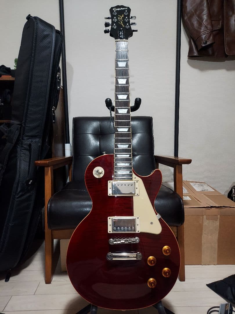エピフォン Epiphone LesPaul standard pro 虎目