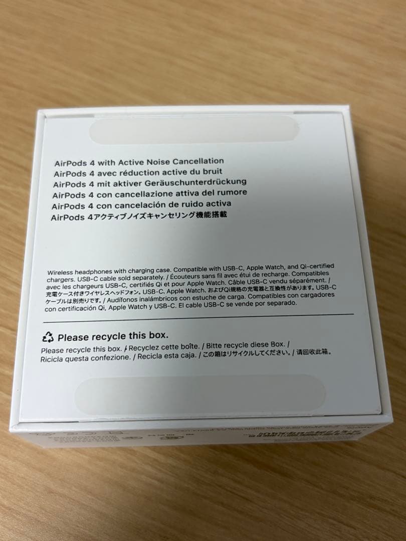 AirPods4 ノイズキャンセリング機能搭載　ワイヤレスイヤホン 本体