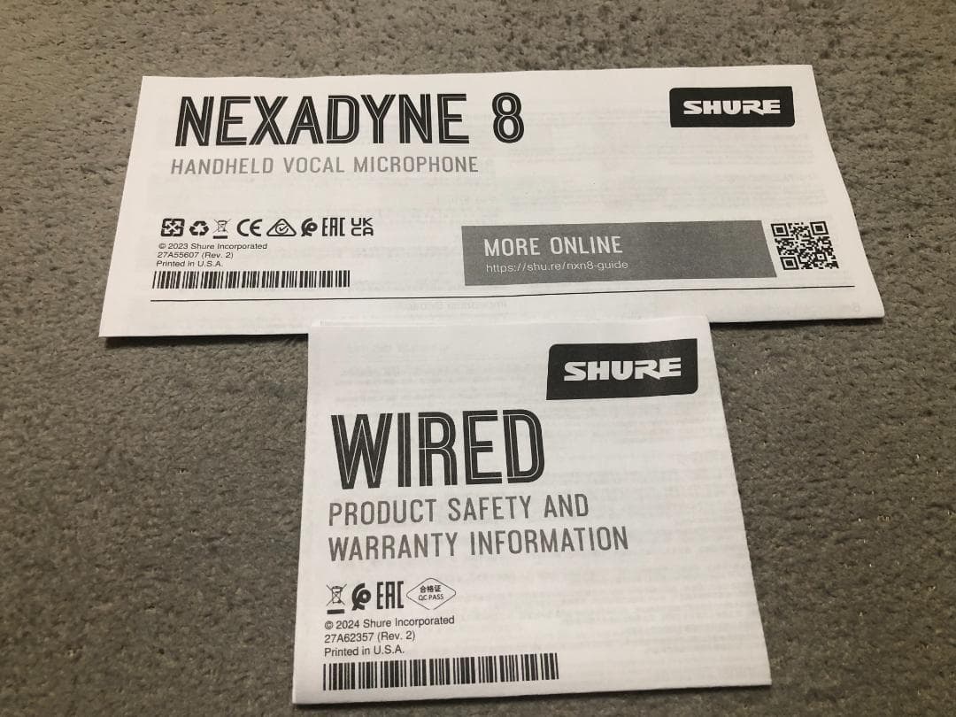Shure NEXADYNE 8/S NXN8/S 中古美品