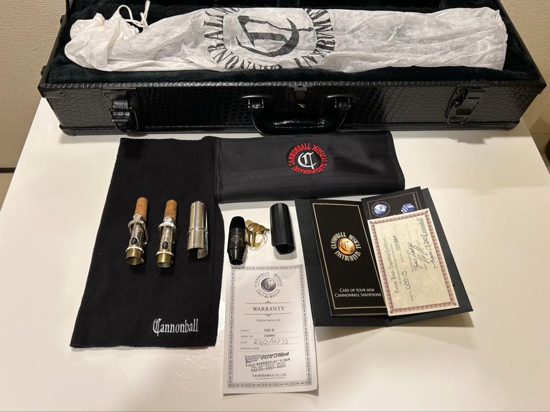 Cannonballソプラノサックス　GS5-Bブラックニッケル　美品