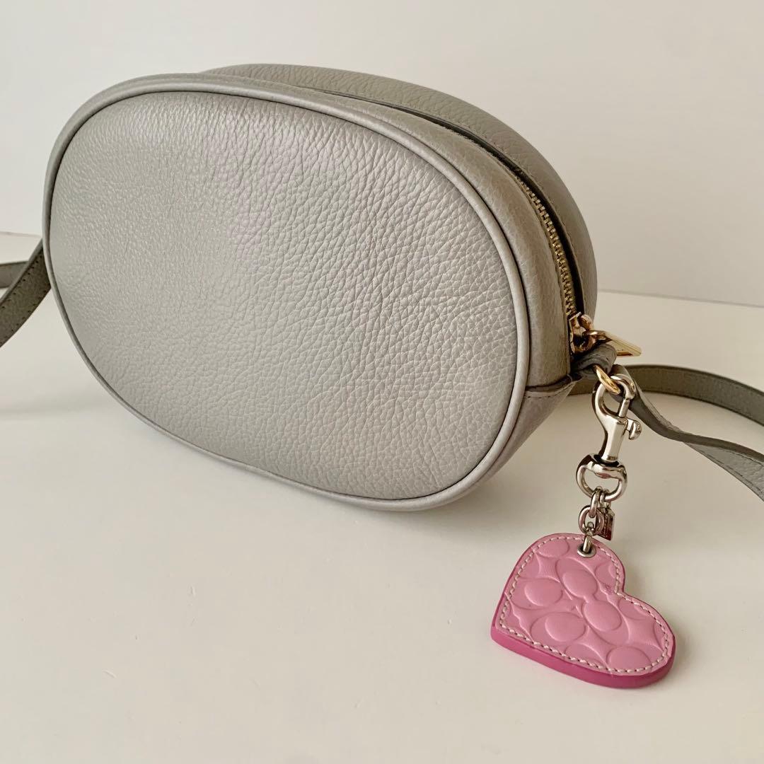 【FURLA】フルラ　ショルダーバッグ　カメラバッグ　グレー　ライトグレー