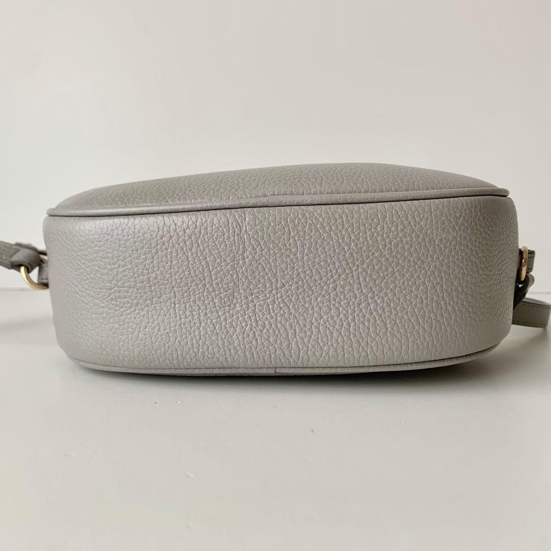 【FURLA】フルラ　ショルダーバッグ　カメラバッグ　グレー　ライトグレー