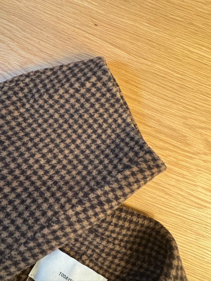 todayful オーバーチェックコート　36