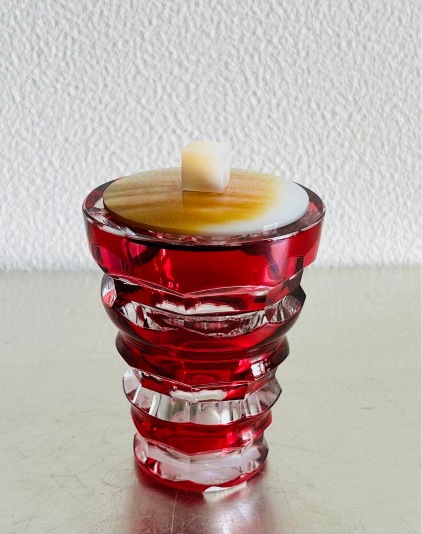 ヴァルサンランベール（VSL）グラス　見立て　茶器　ベルギー　茶道具　茶箱茶籠