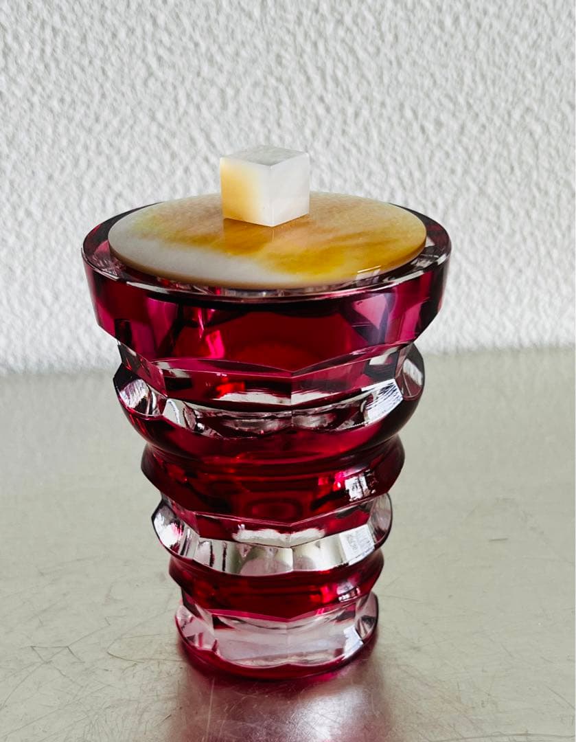 ヴァルサンランベール（VSL）グラス　見立て　茶器　ベルギー　茶道具　茶箱茶籠