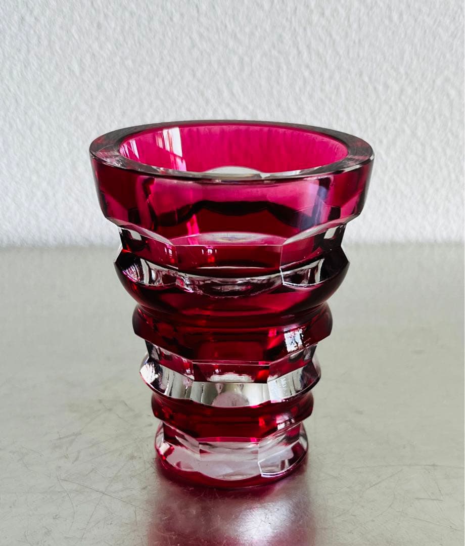 ヴァルサンランベール（VSL）グラス　見立て　茶器　ベルギー　茶道具　茶箱茶籠