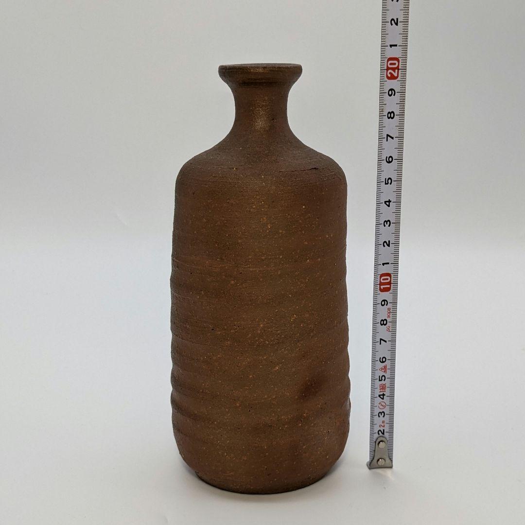 人間国宝 伊勢崎淳 備前焼 徳利花入 合箱 一輪挿し花瓶 花器 フラワーベース