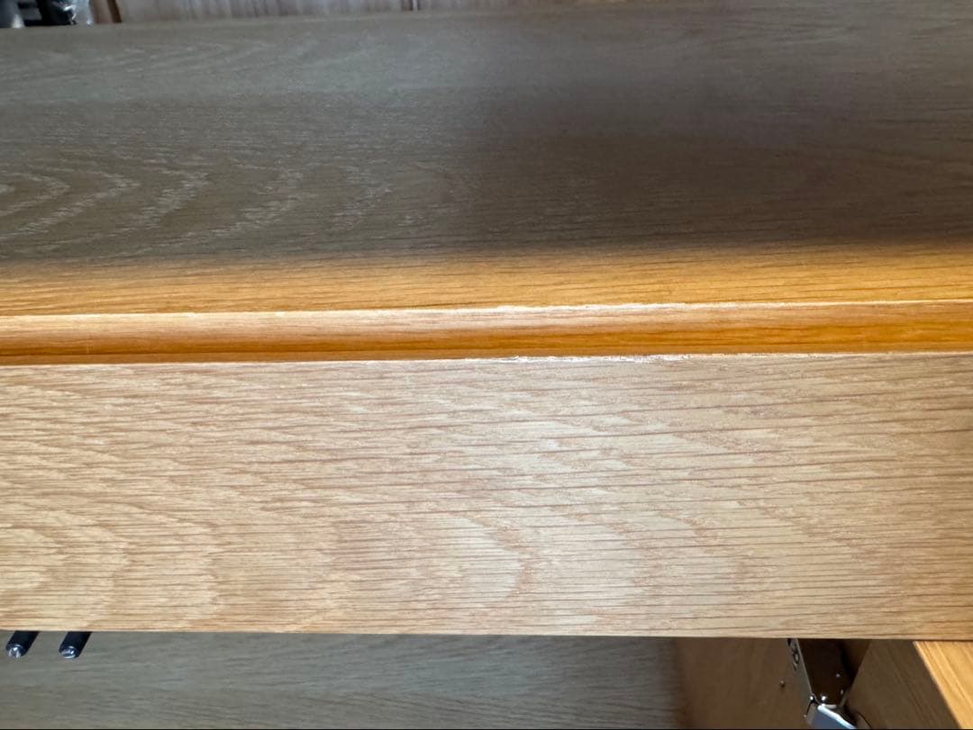 ガラストップリビングボード オーク/ 140ｃｍ / サイドボード