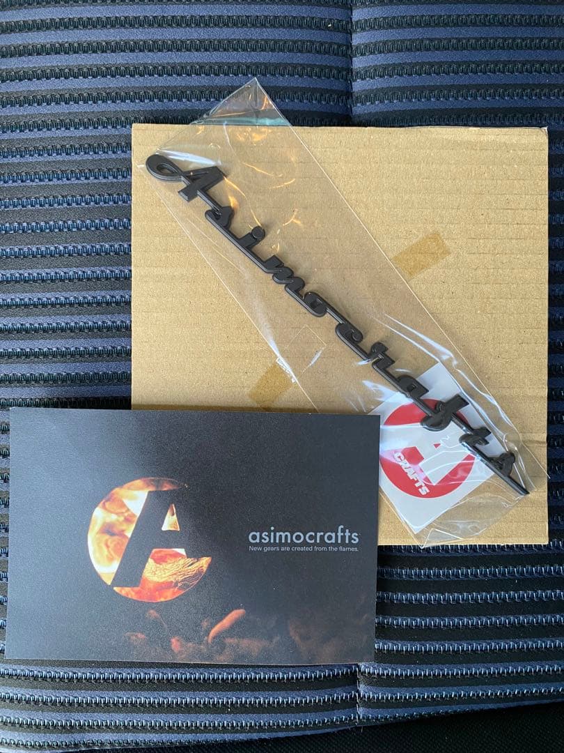 【新品未開封】 asimocrafts エンブレム  BLACK 黒