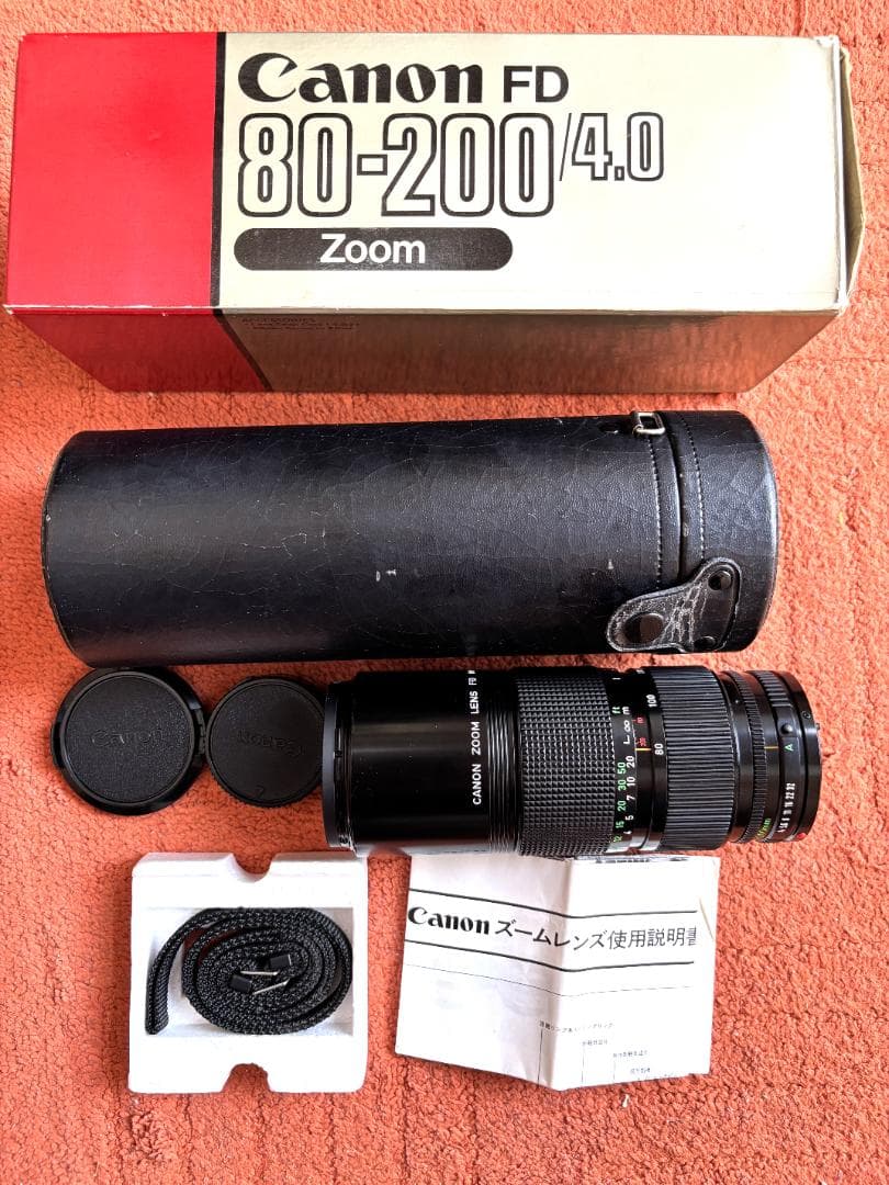 Canon FD80〜200mmF4 zoomレンズ