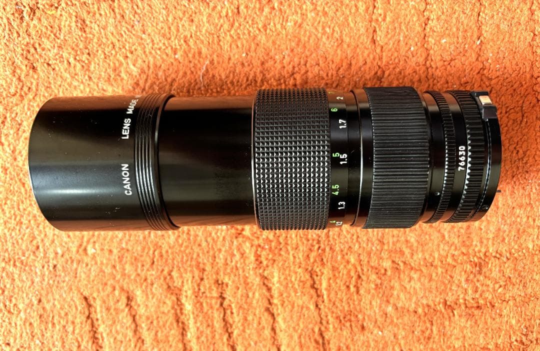 Canon FD80〜200mmF4 zoomレンズ