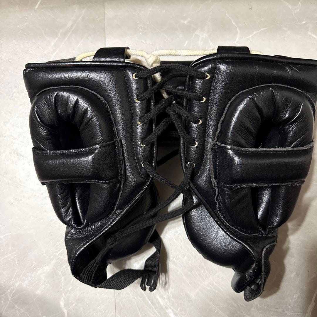 Winning ヘッドギア 黒 レースアップ式　Mサイズ