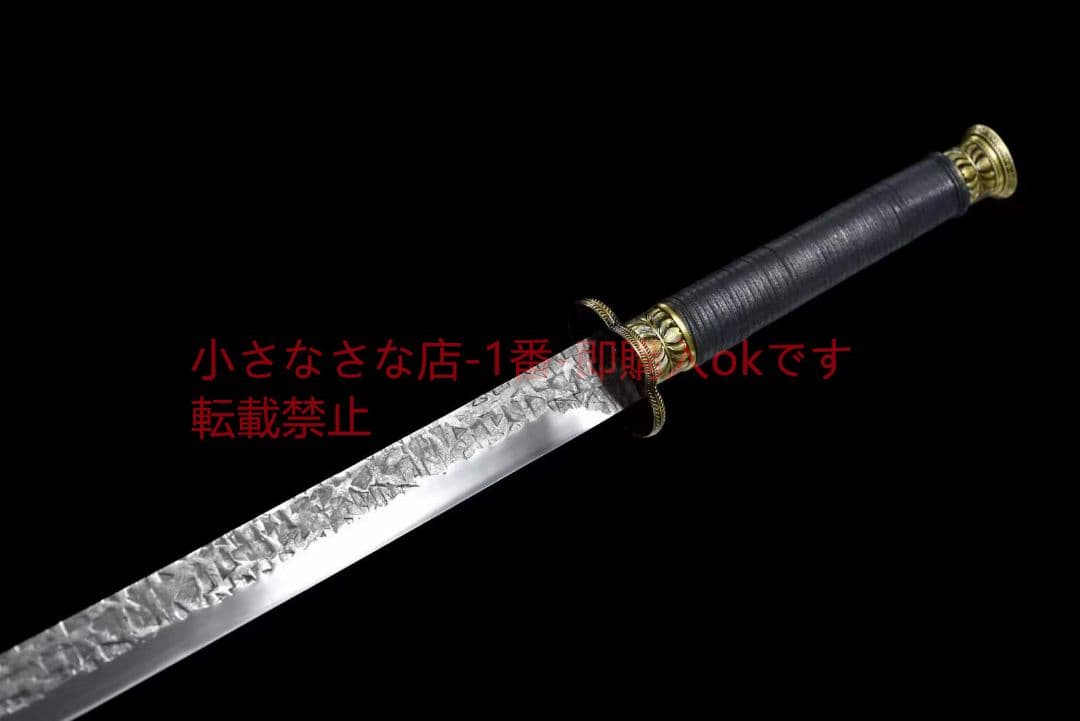 黒金古刀青龍戦刃 古兵器 武具 刀装具 日本刀 模造刀 居合刀