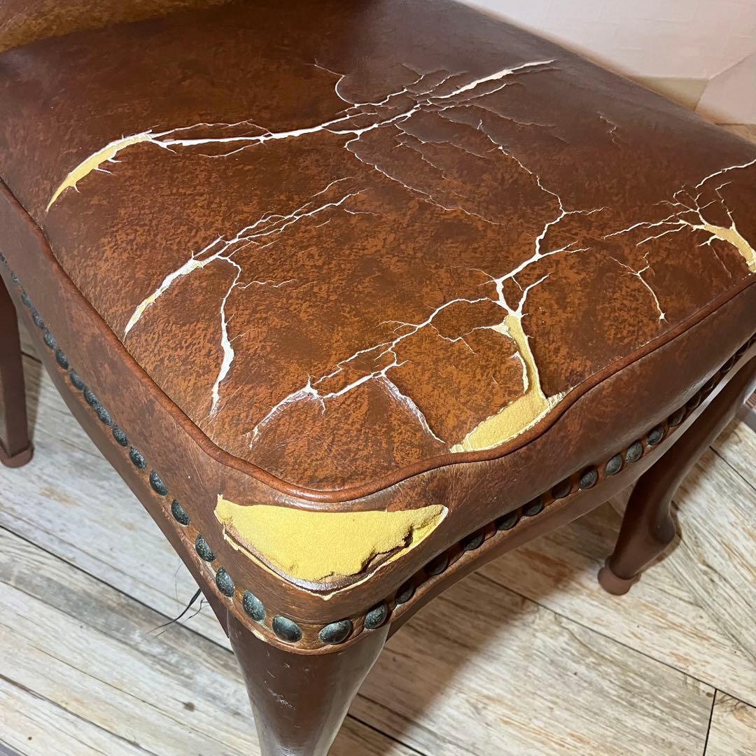 【訳あり】マルニ ベルサイユ ダイニングチェア 椅子 猫脚 DIY 張り替え用