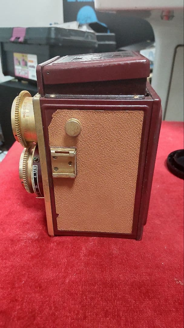 Super Ricohflex 二眼レフカメラ ゴールド/ブラウン