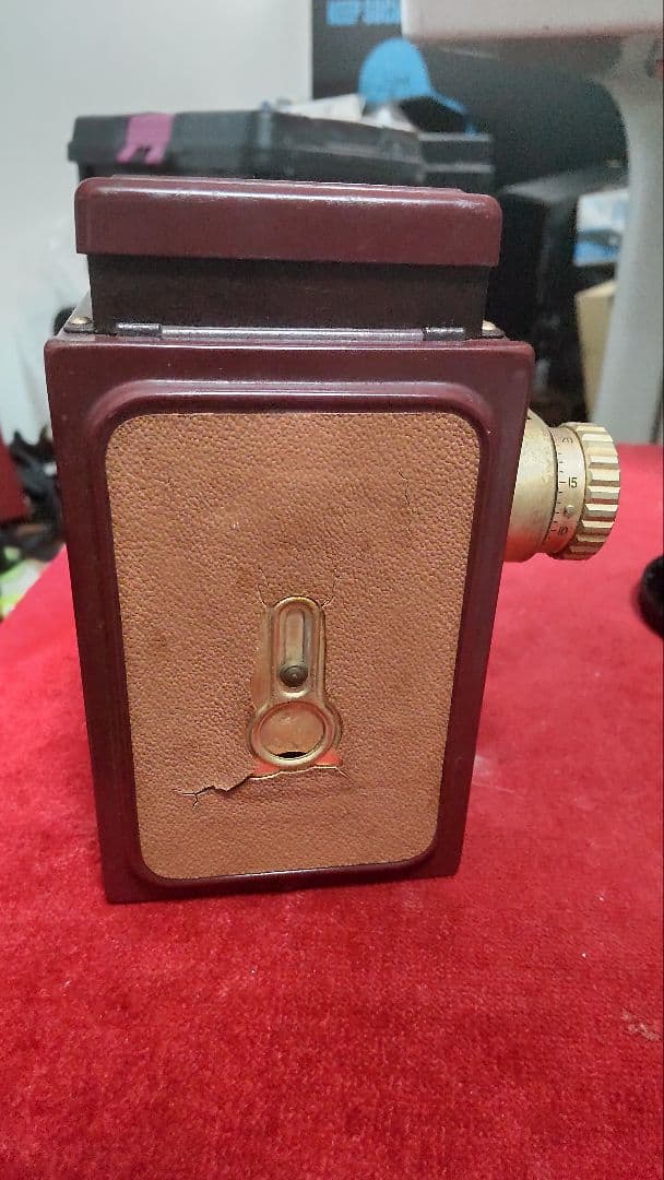 Super Ricohflex 二眼レフカメラ ゴールド/ブラウン