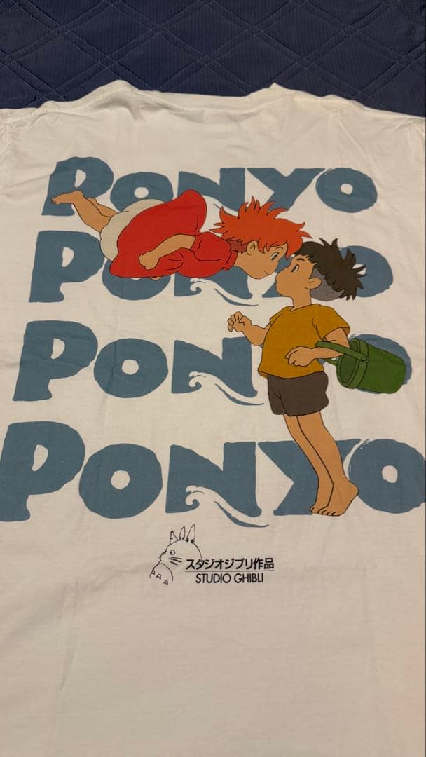 スタジオジブリ 崖の上のポニョ Tシャツ Lサイズ
