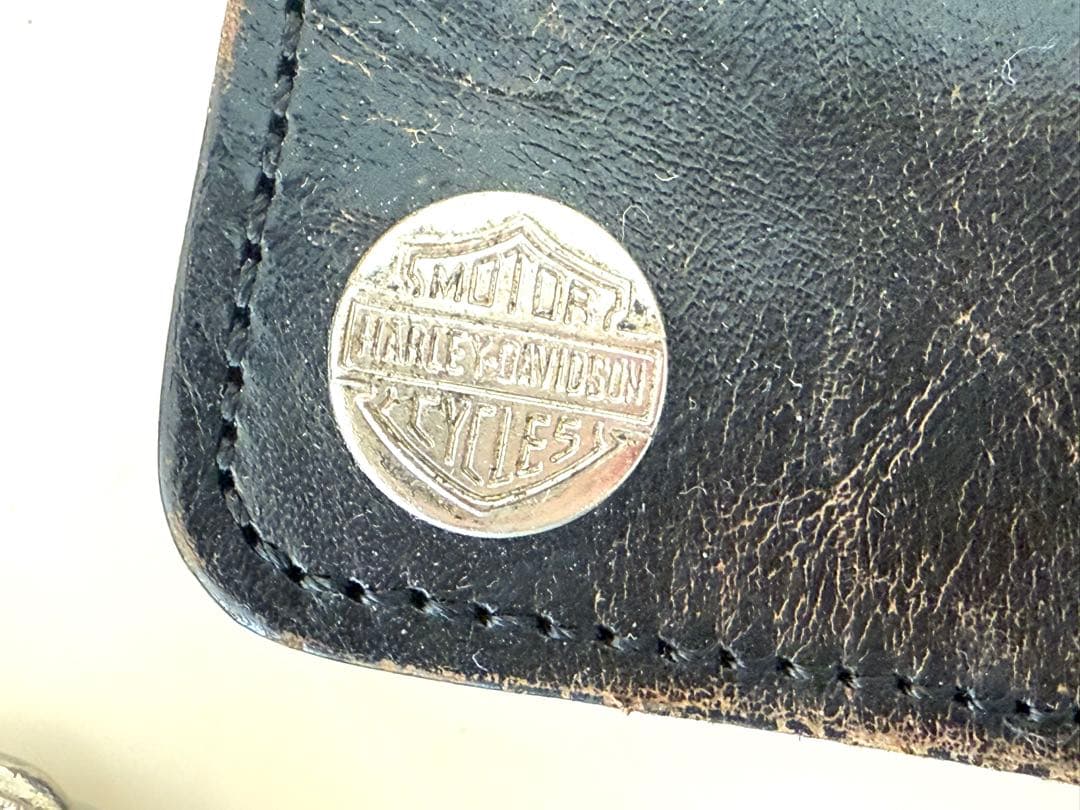 【希少品☆ビンテージ】トラッカーウォレット　ハーレー 革